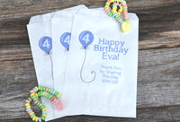 Birthday Balloon Party Favor Bags