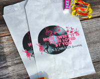 1950's Sockhop Personalized Paper Party Favor Bags