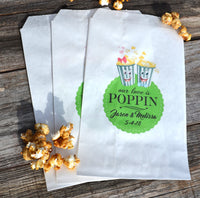 Popcorn Boxes Our Love is Poppin Bags